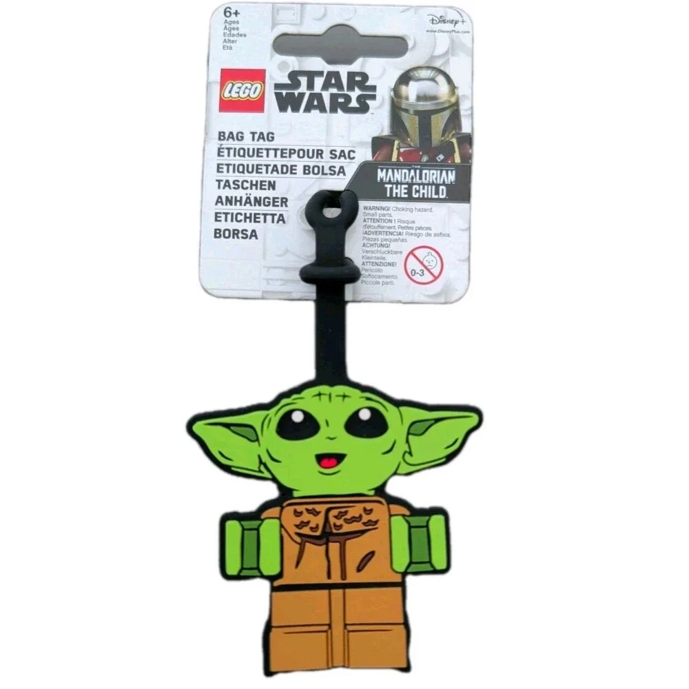 LEGO Star Wars Grogu Baby Yoda Silicone Bag Tag #52961 Mandalorian New With Tag - Picture 1 of 6